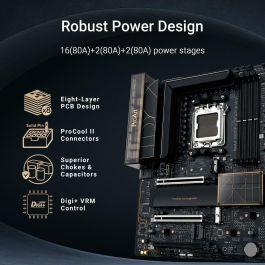 ASUS X870E-Creator WiFi Placa Base AMD X870E Socket AM5 DDR5 ATX Wi-Fi 7 Bluetooth 5.4 para PC