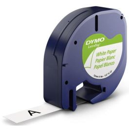 Dymo 91200 Cinta de Papel Negra sobre Blanca 12mm x 4M para Rotuladora Letratag Precio: 7.49999987. SKU: BIXS0721510