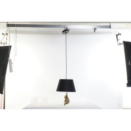 DKD Home Decor Lámpara de Techo Colonial Dorado 35.5 x 51 x 35.5 cm (2 Unidades)