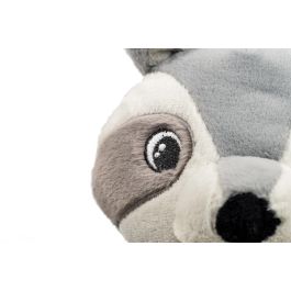 Gloria Peluche para Perro Forest Shalom Juguete Divertido con Squeaker y Textura Blanda Estimula Curiosidad y Juego Material Poliéster Color Gris