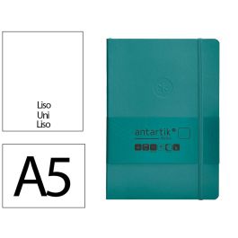 Cuaderno Con Gomilla Antartik Notes Tapa Blanda A5 Hojas Lisas Verde Aguamarina 80 Hojas 80 gr Fsc Precio: 5.50000055. SKU: B186LXG34Q