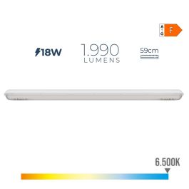 Edm Regleta LED Estanca IP65 18W 1990LM 6500K Luz Fría 5.9x59x6.6cm Precio: 28.49999999. SKU: S7900026