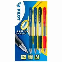 Pilot Bolígrafo Supergrip M Colores Surtidos Azul-Azul-Rojo-Negro Pack 4 Ud Precio: 4.49999968. SKU: B1KP4J7Q3P