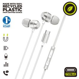 Muvit Auriculares Magnéticos M32 USB Tipo C, Estéreo, Almohadillas Ergonómicas, Plástico Reciclado Precio: 21.6900002. SKU: B1C46BEZ35