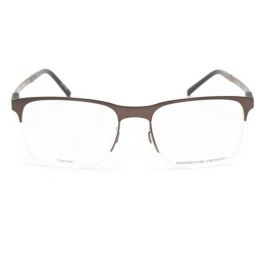 Montura de Gafas Hombre Porsche P8322-D Marrón Negro ø 54 mm