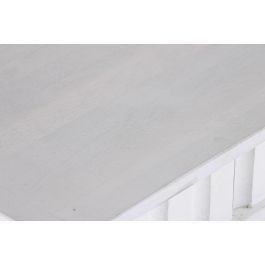 DKD Home Decor Mesa Comedor Moderno Blanco Dorado 90 x 76 x 180 cm