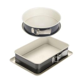 Dr Oetker FAC1703290478430 - Molde desmontable rectangular Back Trend, 28 cm y 28 x 18 cm