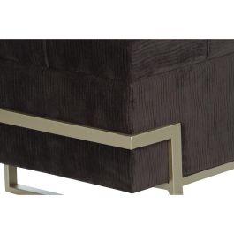 Descalzadora Glam DKD Home Decor Marron Dorado 42 x 48 x 120 cm Set de 3