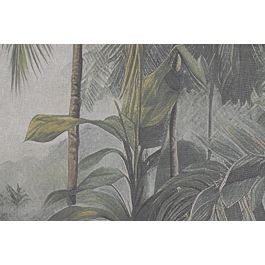 DKD Home Decor Cuadro Tropical Verde Palmeras 2 Unidades 80 x 120 cm Lino Abeto