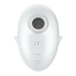 SATISFYER Cutie Heart Estimulador y Vibrador de Aire Azul para Mujer