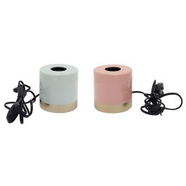 DKD Home Decor Lámpara Sobremesa Urban Coral Verde Jade Metal 10 x 10 x 10 cm Precio: 18.49999976. SKU: B18W3ADTJP