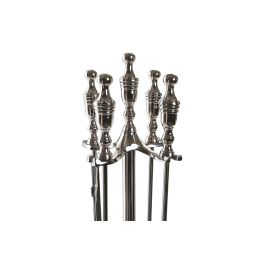 Chimenea Moderno DKD Home Decor Plateado 4 x 52 x 11 cm Set de 4 Chimenea Moderno DKD Home Decor Plateado 4 x 52 x 11 cm Set de 4