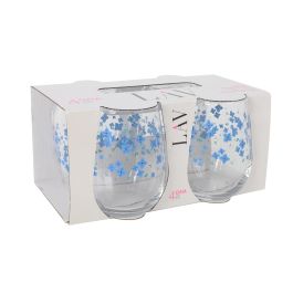 Set 4 Vasos Gaia Flores 360 cc - LAV (6 Cajas) Set 4 Vasos Gaia Flores 360 cc - LAV (6 Cajas)