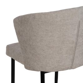Silla Gris Tejido-Metal Contract 52,50 X 55 X 80 cm