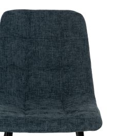 Silla Azul Tejido-Metal Contract 44 X 42 X 89 cm