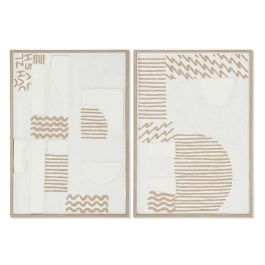 Cuadro Urban DKD Home Decor Blanco Natural 2 x 70 x 50 cm (2 Unidades) Precio: 74.50000008. SKU: B1DTKF94H6