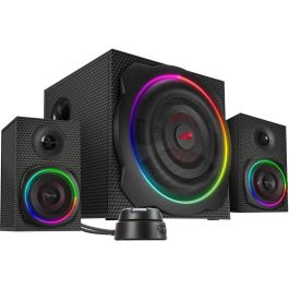 Speedlink SL-830100-BK Altavoces 2.1 GRAVITY CARBON RGB Inalámbrico/Alámbrico Bluetooth 60W Negro para PC Precio: 128.49999987. SKU: B182CXPVXG