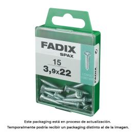 Fadix 10921935 Tornillo Rosca Chapa CP Cinc 3,9x22mm Caja 15 Unidades Precio: 2.50000036. SKU: S7913627