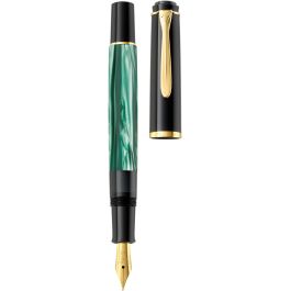 Pelikan M200 Estilográfica Verde Marmolado con Caja de Regalo