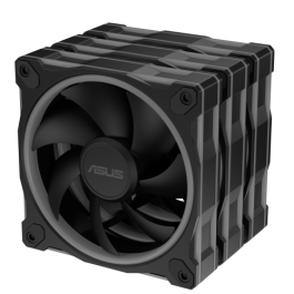 Asus MR120 Fan ARGB Black 3in1 Ventilador para Carcasa de Ordenador, 12 cm, Negro