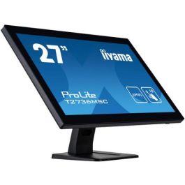 Monitor Iiyama 27" Bonded Pcap 10P Touch, 1920X1080, Ips-Panel, Flat Bezel Free Glass Front, Hdmi, Displayport, 360Cd/M² (With Touch), Usb Hub 2X 3.2, Speakers (T2752MSC-B1) Precio: 416.49999996. SKU: B1CRKH7J48