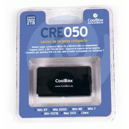 Lector de Tarjetas CoolBox CRCOOCRE050 Negro Precio: 12.50000059. SKU: B1GCB55AN7