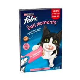 FELIX Deli Moments Salmón - Sobres para Gato - 114 Sobres de 10g - Comida Húmeda Precio: 18.5000002. SKU: B177WZREA9