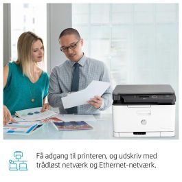 HP 178nw Impresora Multifunción Láser Color Wi-Fi, Compacta, Escanea, Copia, Imprime desde Móvil, Alta Calidad Color