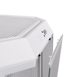 Thermaltake The Tower 300 Micro Torre PC Blanco con 2 Ventiladores de 140mm Preinstalados, Soporte para Discos Duros 2.5 y 3.5 pulgadas