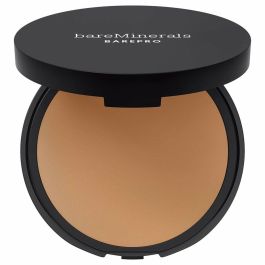 bareMinerals BAREPRO 16hr Powder Foundation, Cobertura Total Mate, Control Brillo 24h, Resistente Sudor y Humedad, Deep #40-Warm
