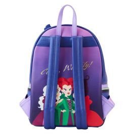 Loungefly Mochila Sanderson Sisters House Hocus Pocus de 30cm, cuero vegano con detalles que brillan en la oscuridad