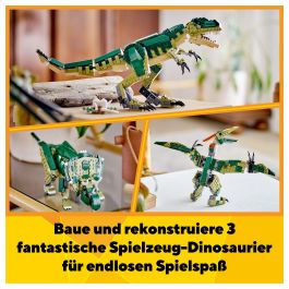 Lego 31151 T-Rex 3 en 1: Dinosaurio de juguete Triceratops o Pterodáctilo