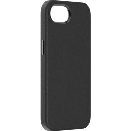 eSTUFF Funda Cuero Magnética INFINITE VENICE para iPhone 16 Negra - 86% Material Reciclado de Cáscara de Manzana