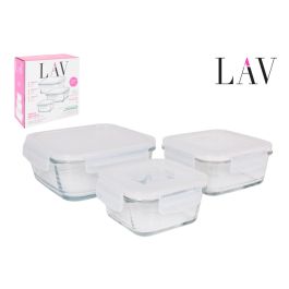 Lav Set 3 Fiambreras Herméticas Fresco - 11.5x5.3 cm, 4.2x6 cm, 17x6 cm (8 Cajas) Precio: 96.8899998. SKU: S2209427