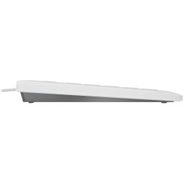 Cherry Keyboard STREAM PROTECT [DE] Teclado Blanco Gris