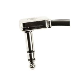 Cable Eb Patch Flat Ribbon Trs 3" Negro Cable Eb Patch Flat Ribbon Trs 3" Negro