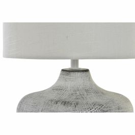 Lampara Sobremesa Romantico DKD Home Decor Gris Blanco 22 x 31 x 22 cm (2 Unidades) Lampara Sobremesa Romantico DKD Home Decor Gris Blanco 22 x 31 x 22 cm (2 Unidades)