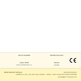 Clar Iluminación Bombilla halógena G9 40W 440 lm 2700K 220V mate 4.2 cm