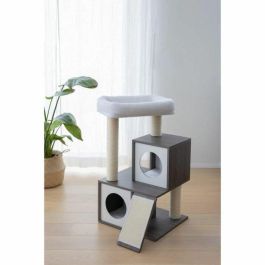 Kerbl KER1700728399541 Árbol para gatos FLAIR Blanco/Gris Sisal 48x44x86 cm