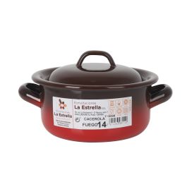 La Estrella Cacerola Fuego 14 cm 1L Diámetro 20 cm (6 Unidades)