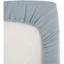 Sábana bajera envolvente - DOMIVA - 70x140 cm - Azul vintage - Gasa de algodón Precio: 33.4999995. SKU: B162AX96YL