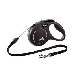 Correa Flexi New Classic M Cordón 8M Negro Correa Flexi New Classic M Cordón 8M Negro