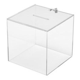 Archivo 2000 Urna Cuadrada con Llave y Ranura Superior, Metacrilato Transparente 4 mm, 300x300x300 mm Precio: 125.79000038. SKU: B17Z655W3W