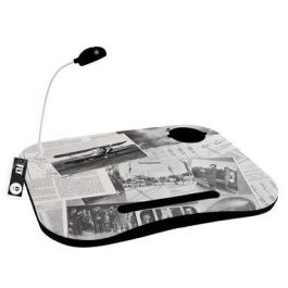 Bandeja Vintage DKD Home Decor Blanco Negro 38 x 7 x 48 cm