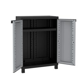 Terry Armario twistblack680, dos puertas, 1 balda regulable, 68 x 39 x 91,5 cm, gris/negro Precio: 85.88999991. SKU: S7904627