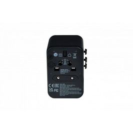 Verbatim Adaptador Universal de Viaje con 1 Puerto USB-C PD 61W, 3 Puertos USB-A, 1 Puerto USB-C, Compatible con más de 180 Países