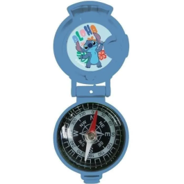 Lexibook Kit Aventurero con Walkie Talkies Stitch, Kikare, Brújula y Linterna para Niños