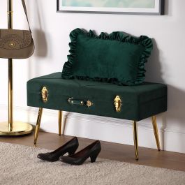 Pie De Cama Petto Verde Versa 42X80CM Pie De Cama Petto Verde Versa 42X80CM