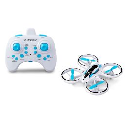 Bizak Dron Acrobático Neon con Transmisión 2.4GHz, 3 Canales, Luces LED Azul y Verde, Edad Recomendada +3 Años