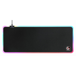 GEMBIRD Alfombrilla para Ratón MP-GAMELED-L para Juegos Negra, Superficie Monocromo, Luz Multicolor, Base Antideslizante, 800x300mm Precio: 17.5000001. SKU: S5616910